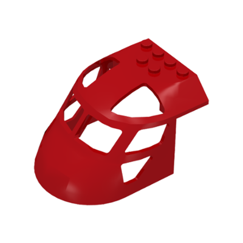 Vliegtuigromp / Cockpit 6x10x4 Red